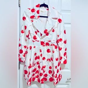 White/red cherry 🍒 jacket